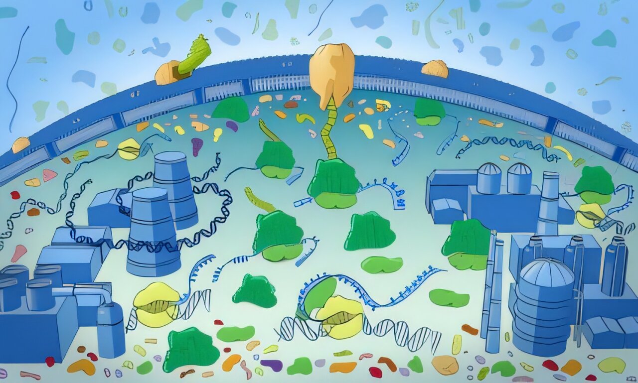 3D images reveal how bacterial cells coordinate protein production and transport across the membrane