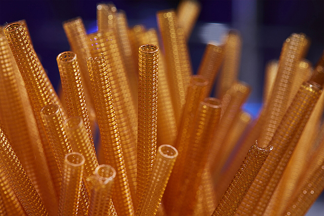 3D-printed scaffolds help turn waste methane into useful chemical using less power than liquid reactors