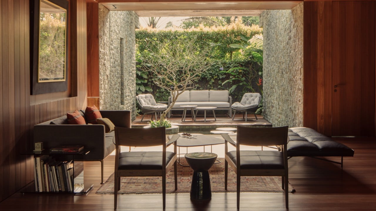 A 1950s house in Singapore is reborn as a contemporary home open to the elements