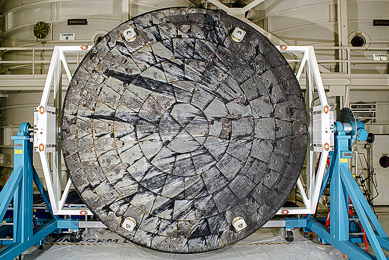 A real-time look inside spacecraft heat shields during extreme heat conditions