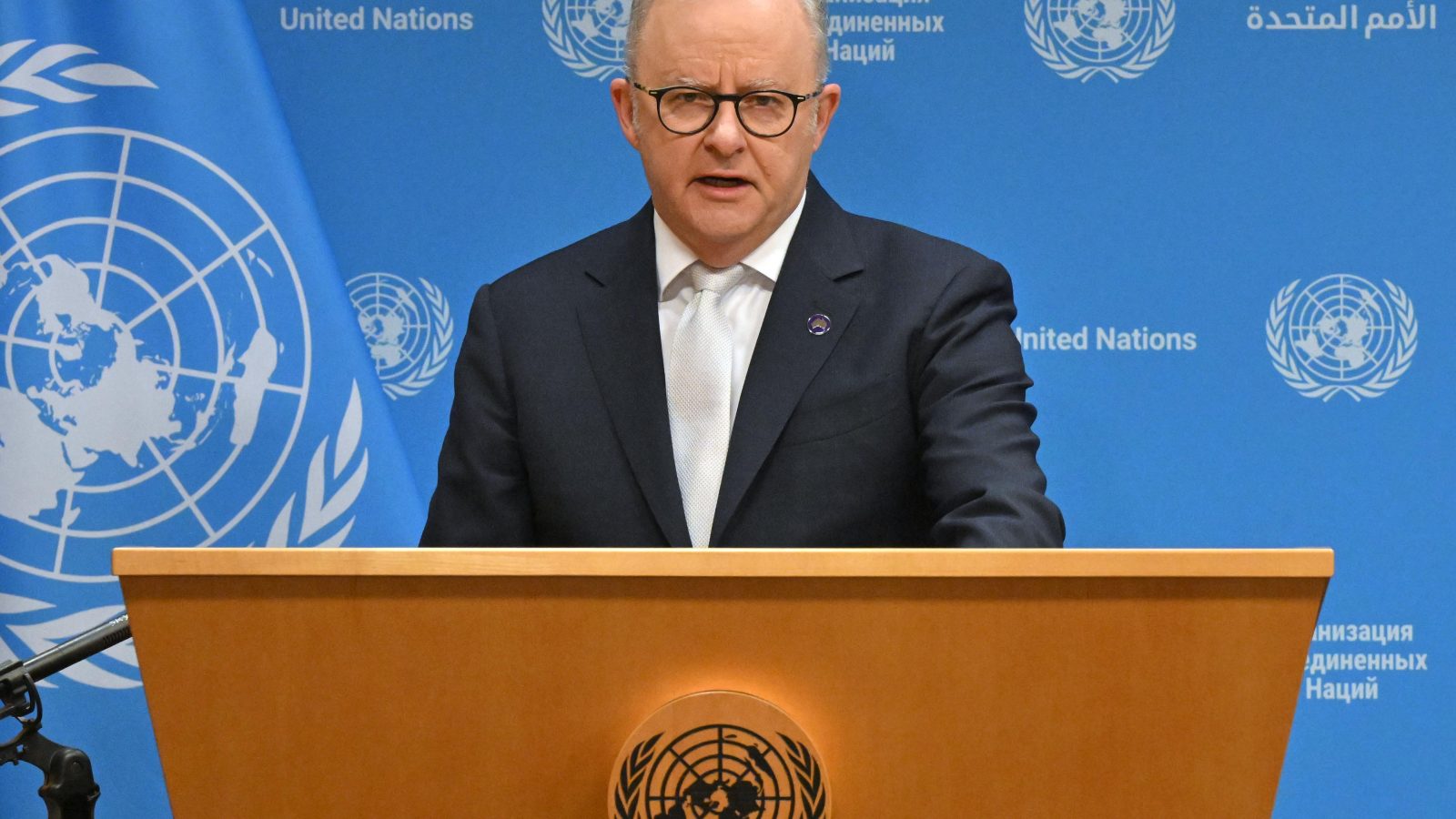Albanese launches bid for UN security council seat and names former Murdoch aide to top diplomatic post