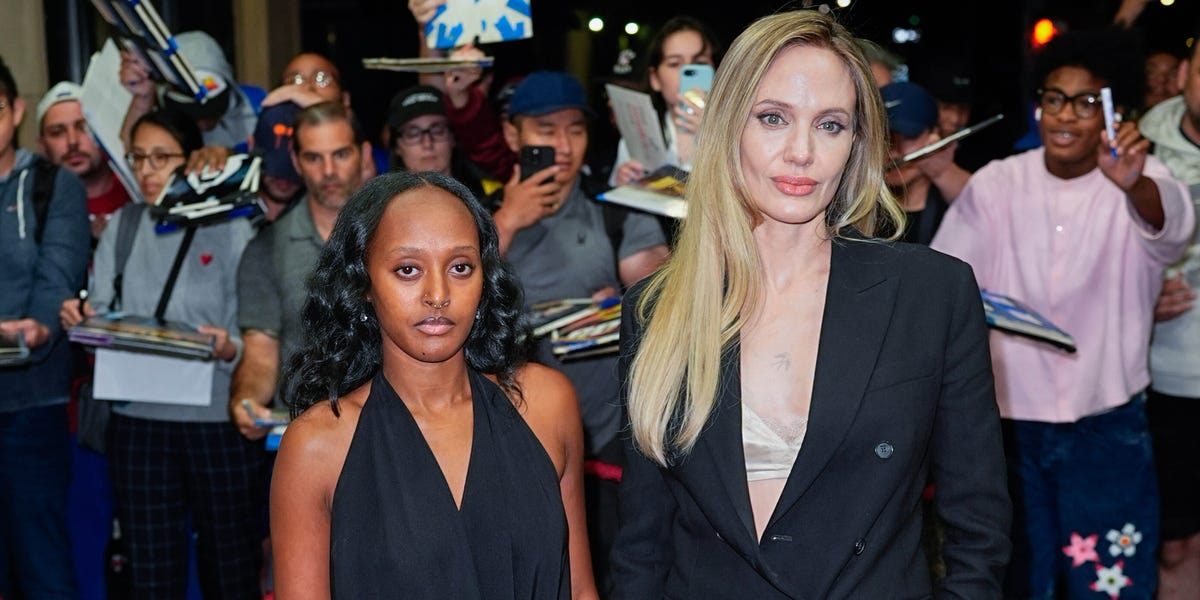 Angelina Jolie and Daughter Zahara Put Two Different Spins on All-Black Dressing