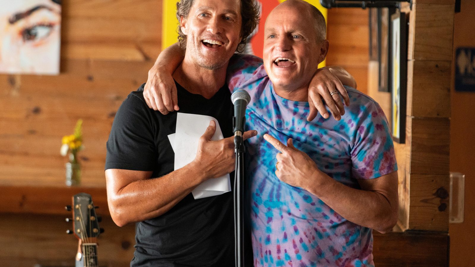 Brothers review – Woody Harrelson and Matthew McConaughey’s super-fun sitcom about the chance they’re related