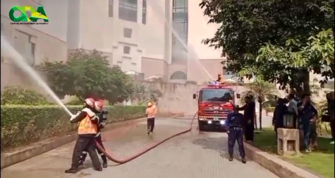 CDA holds fire-safety drill at Serena Hotel