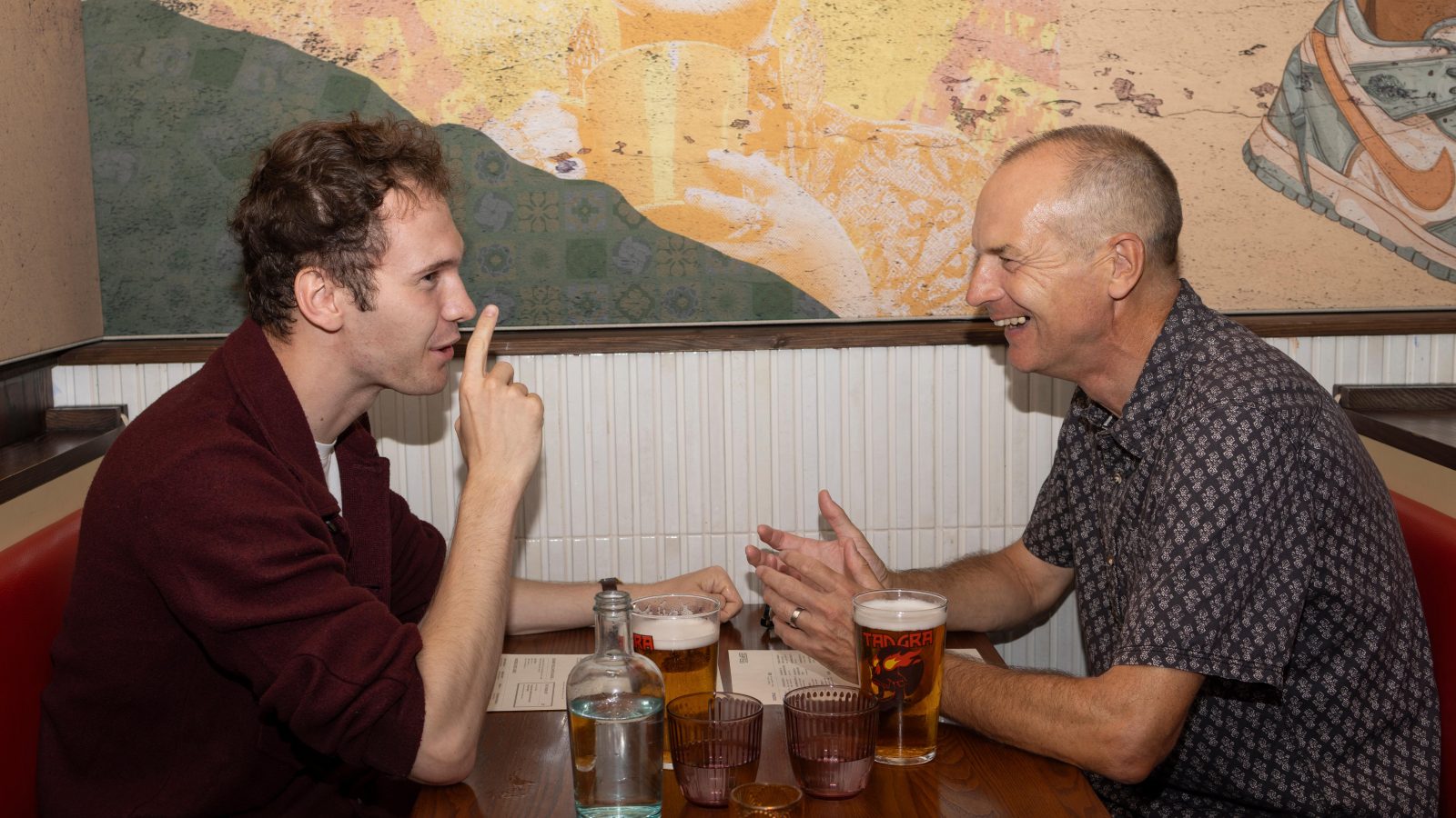 Dining across the divide: ‘The young have so much idealism – but for him everything was determined by getting the Conservatives elected’