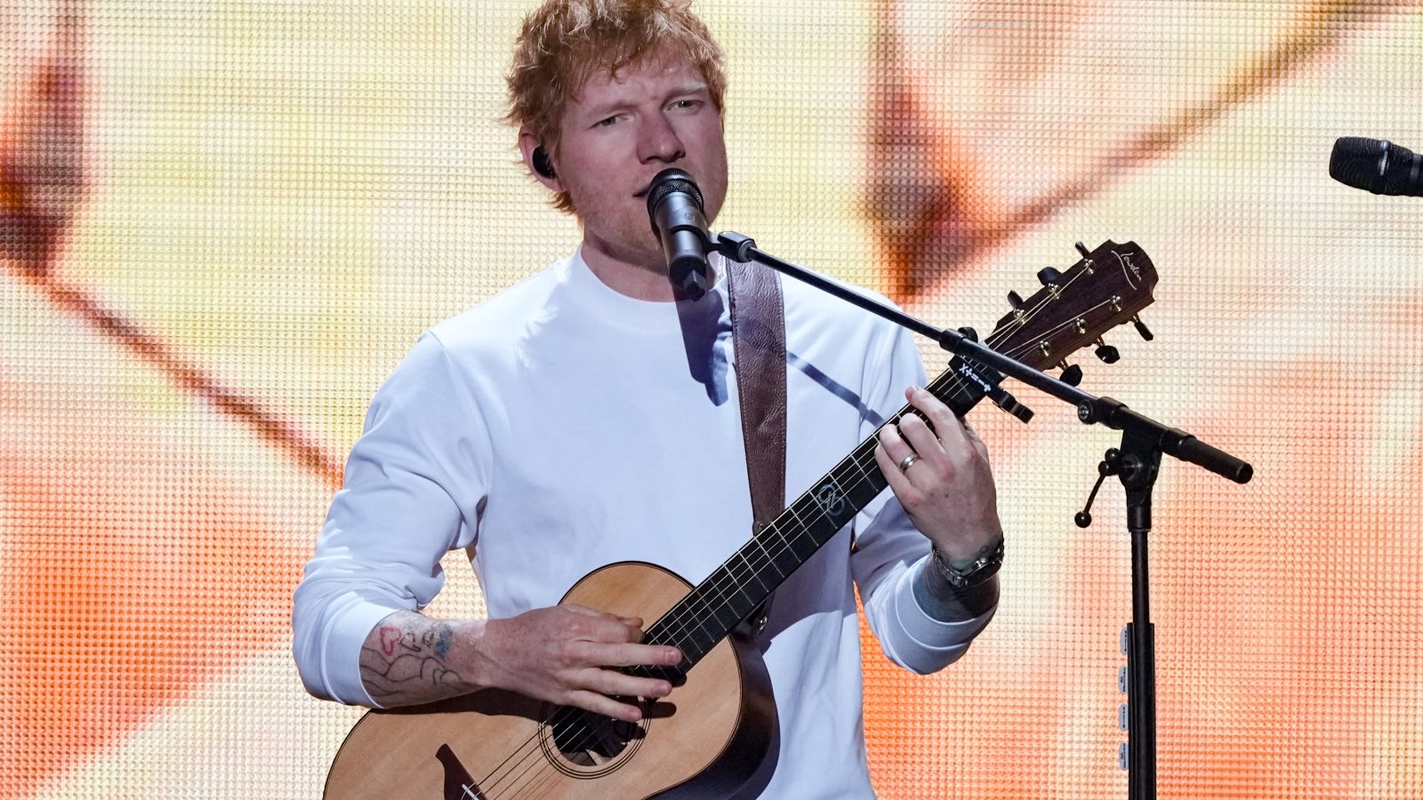 Ed Sheeran Addresses Macklemore Controversy While on Stage at First Concert Since Rapper Dropped From Tour: ‘What Is Happening in Gaza Is Catastrophic and Unjustifiable’
