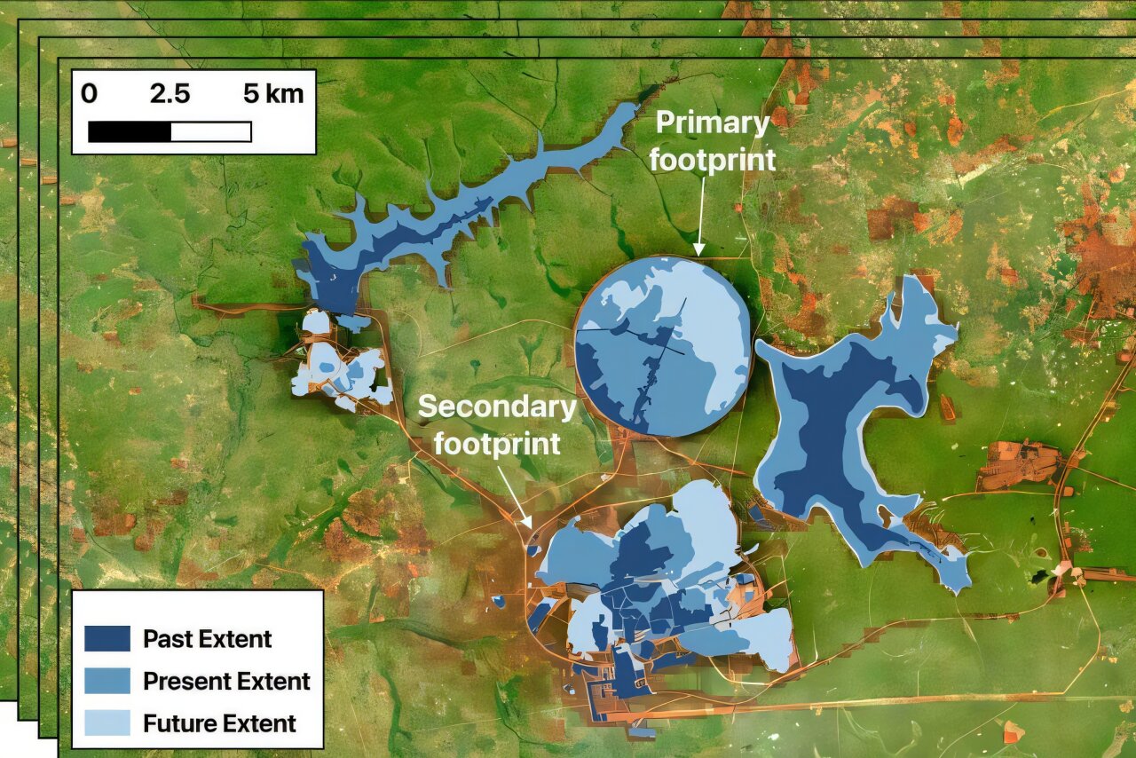 From deforestation to reclamation, automated satellite tool tracks vegetation shifts around mining sites
