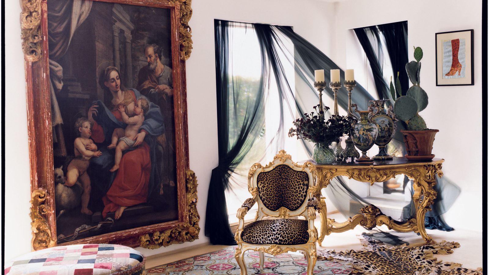 From the Archives: Inside Stefano Gabbana and Domenico Dolce’s Glamorous Milan Apartment