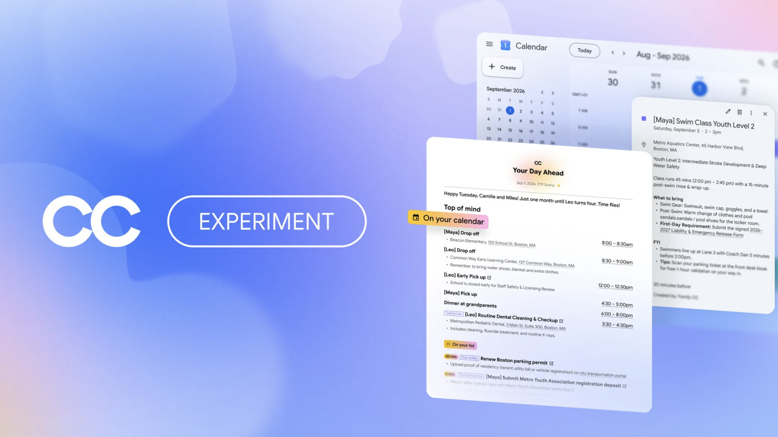 Google's revamped CC is an AI agent for families and groups