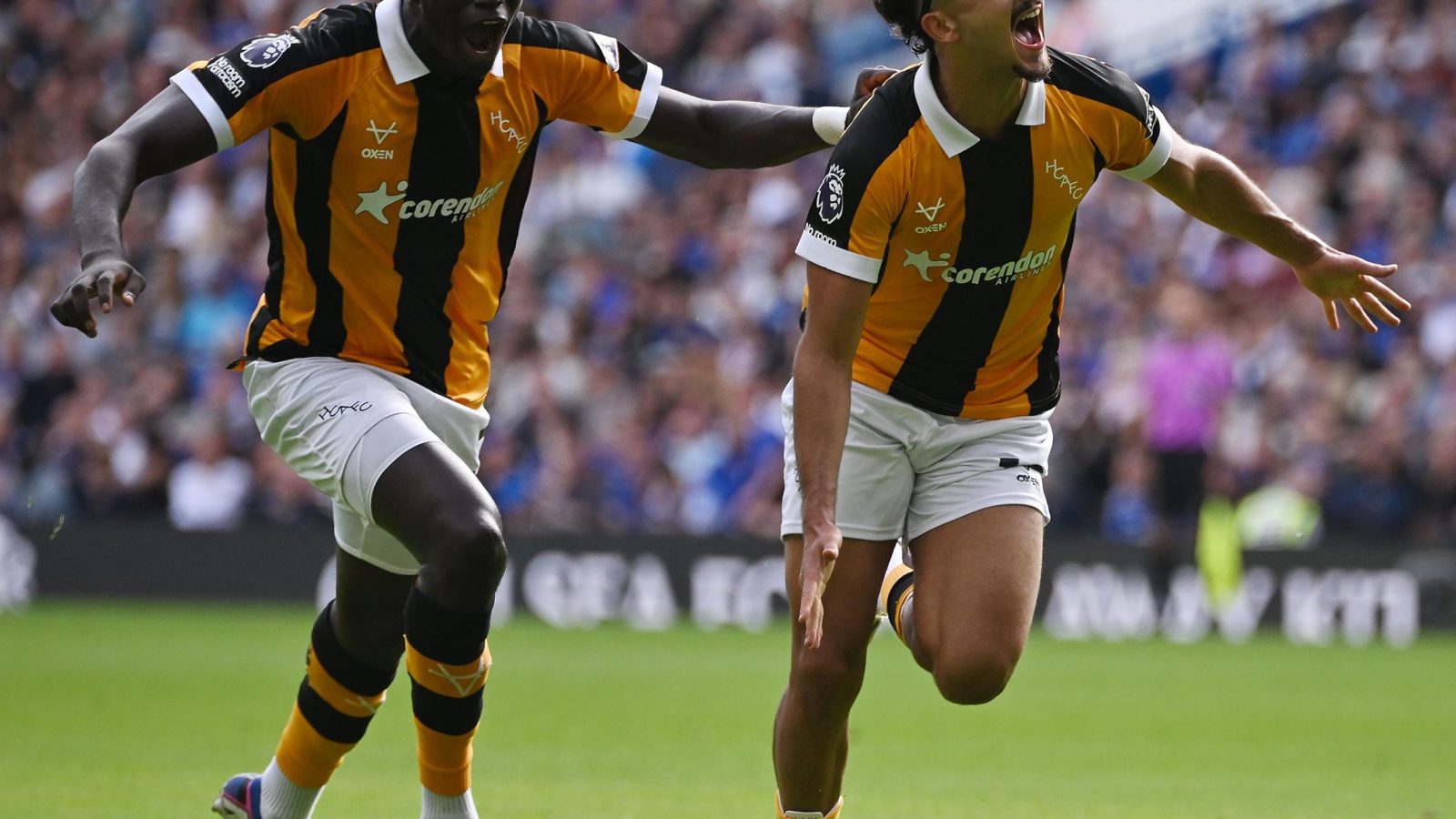 Hull stun Chelsea with Mohamed Belloumi double before João Pedro rescues a point