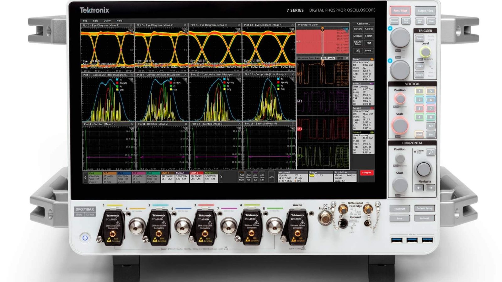Incredible oscilloscope packs an Nvidia T1000 GPU, 12-core AMD EPYC CPU, 96GB RAM, and 1.6TB NVMe SSD — the 38Kg Tektronix DPO can run Windows 10 and features a 15.6-inch Full HD display