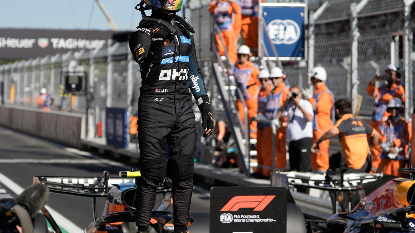 Lando Norris shocks himself by pipping Kimi Antonelli to F1 Spanish GP pole