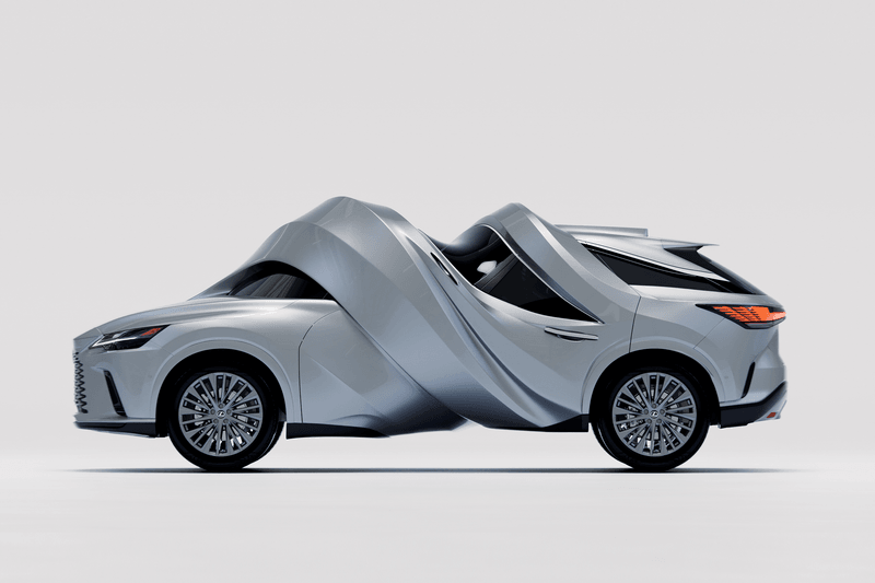Lexus Gets a MSCHF Twist in New Car Sculptures