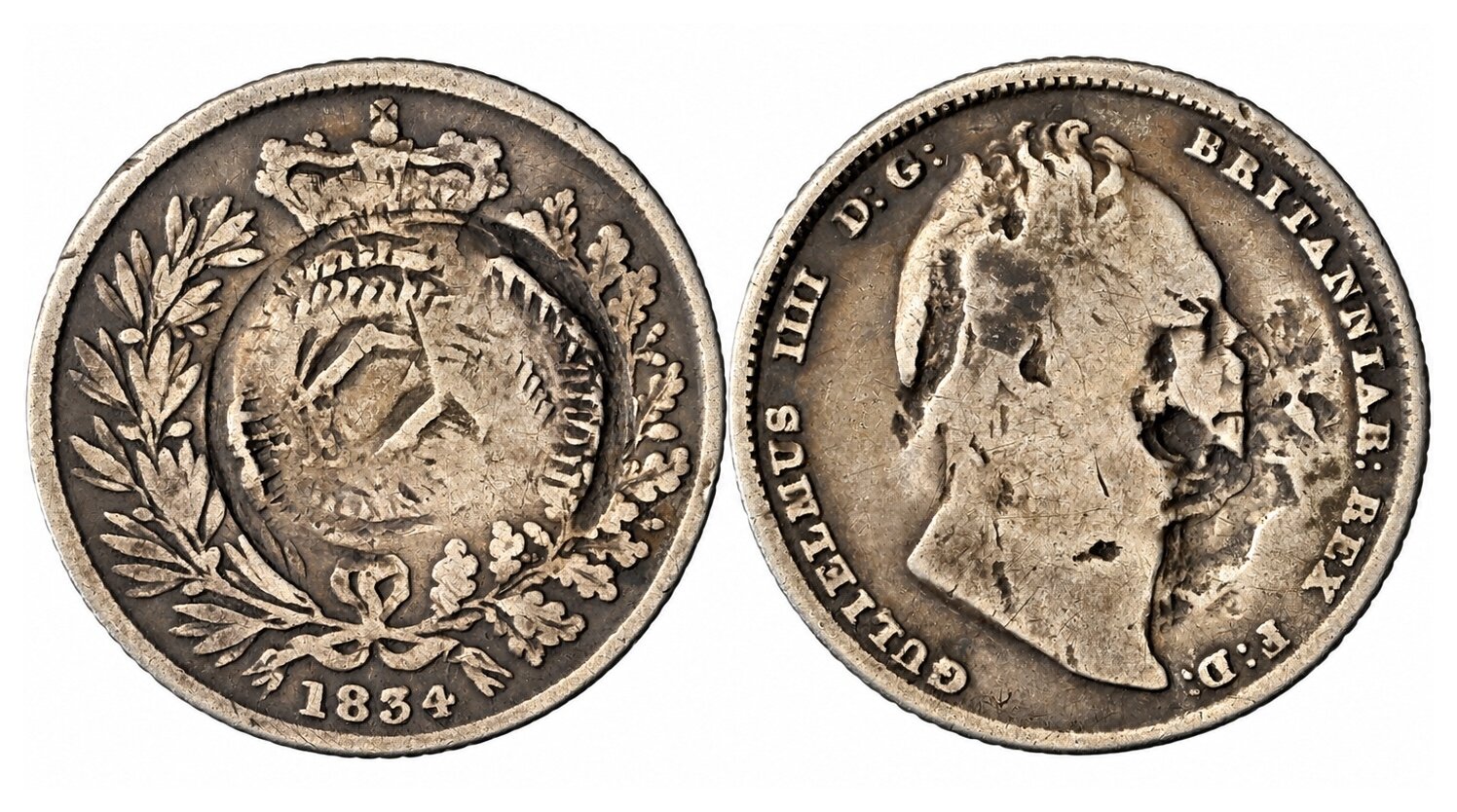 Materials analysis sheds light on minting mystery of 1834 British sixpence