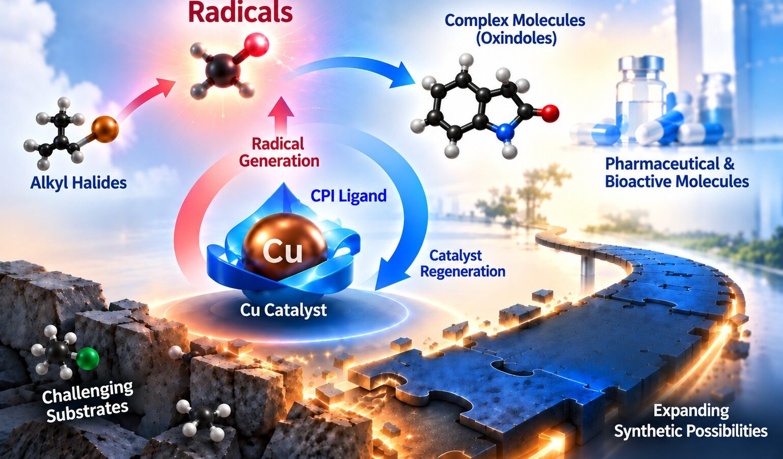New ligand design balances radical generation and catalyst regeneration for challenging chemical reactions