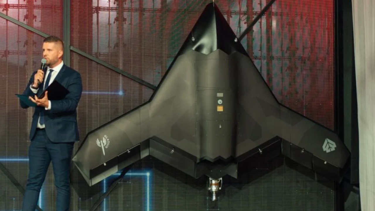 New Polish jet-powered drone looks a lot like a miniature B-2 Spirit stealth bomber, and there's a good reason why