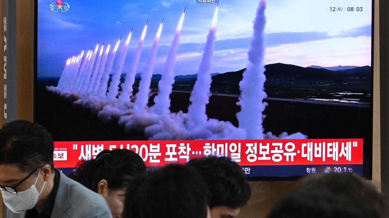 North Korea launches missile salvo after US-South Korea-Japan drills
