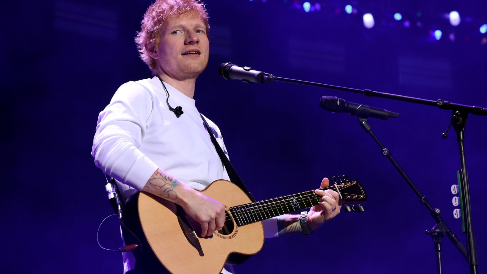 Protestors March Outside Ed Sheeran Concert After Macklemore Was Dropped From Tour: ‘It’s Not Going to Stop Until Palestine is Free’