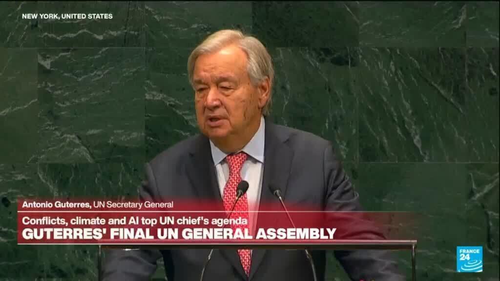 REPLAY: UN chief Guterres makes final address to the General Assembly