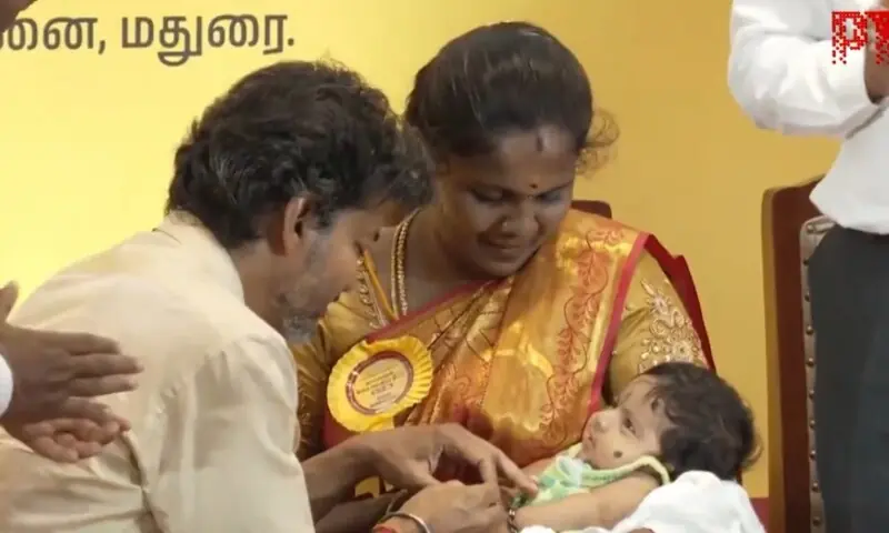 Special delivery: India's Tamil Nadu state hands out gold for newborns