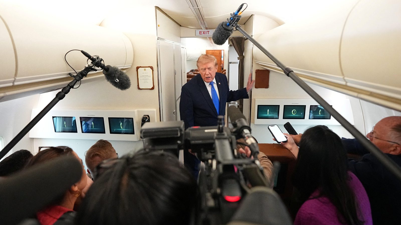 Trump bans CNN, MS Now and Politico from the White House