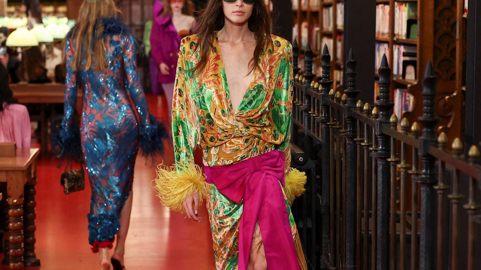 Alessandro Michele designs for the dancefloor at Valentino’s Paris show