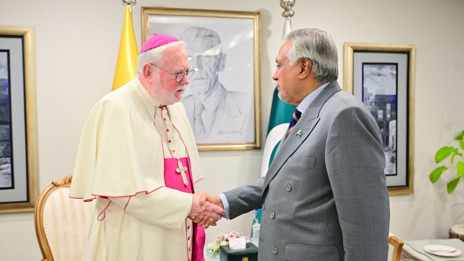 Archbishop Gallagher commends Pakistan’s constructive role in promoting regional peace