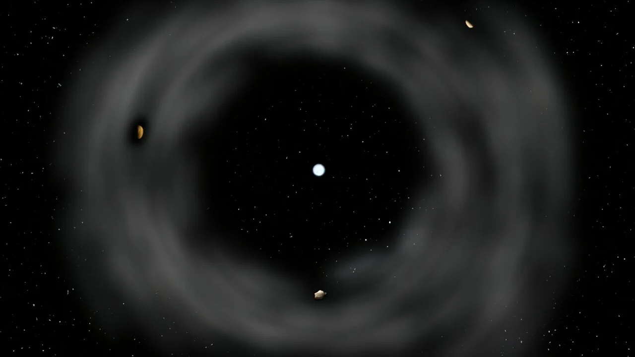 Asteroids venturing near white dwarfs don't break directly into dust, study reveals