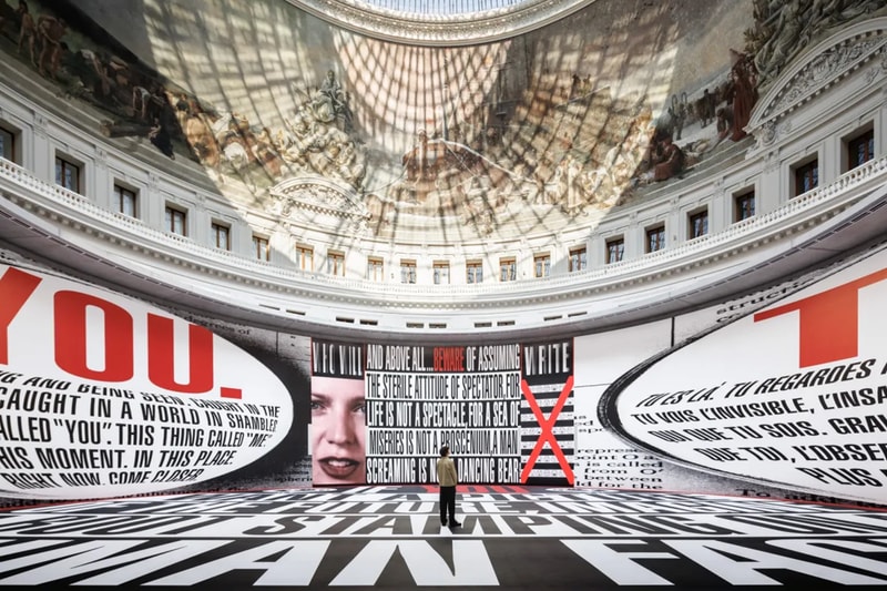 Barbara Kruger Traces ‘The History of Tears’ in New Bourse de Commerce Installation