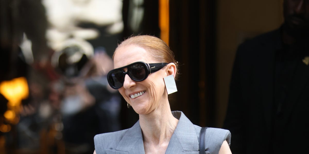 Céline Dion Embraces the Spring 2027 Season With a Straight-Off-the-Runway Deconstructed Givenchy Suit