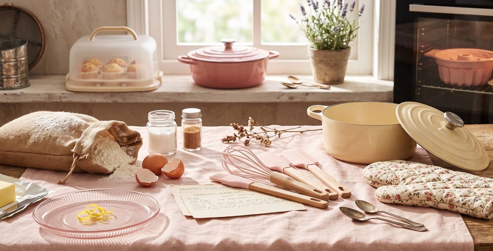 Channel your inner star baker with IKEA’s new pastel pink and cream bakeware