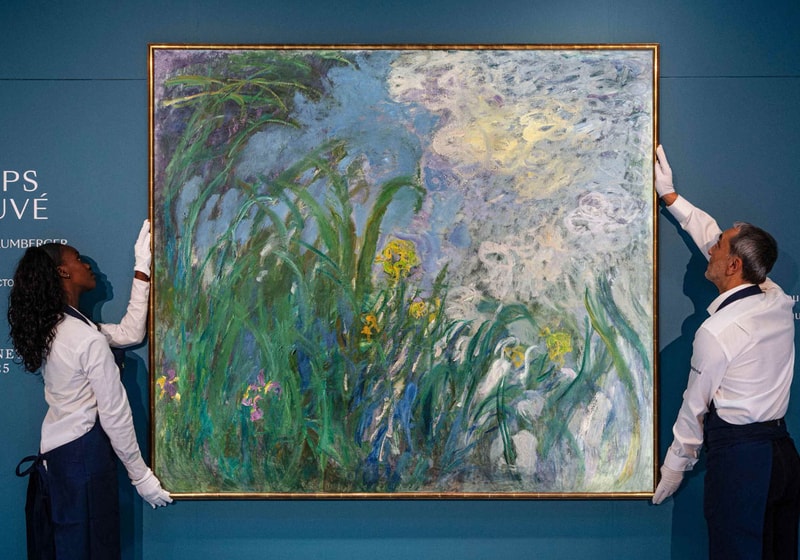 Claude Monet's "Iris" Sells for Record-Breaking $56.2 Million USD at Sotheby's Paris