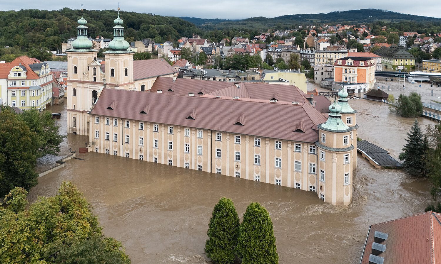 Climate change amplified 2024 European floods more than rainfall, models show