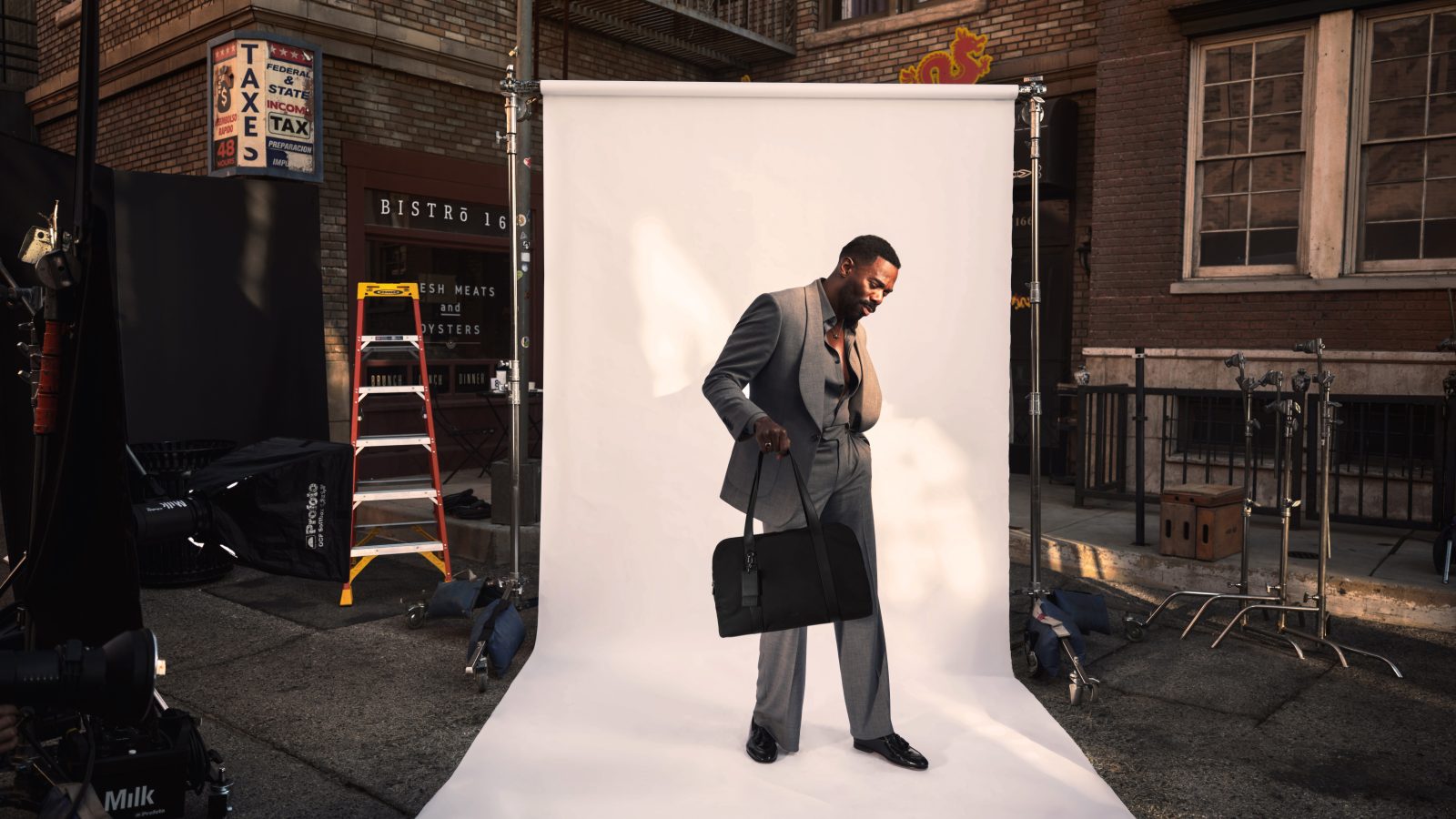 Colman Domingo on the Elegance of All-Black Luggage