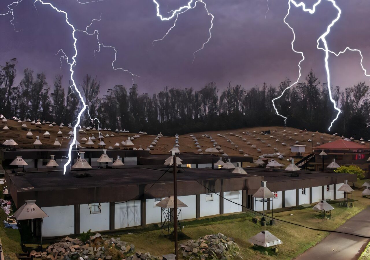 Cosmic-ray particles help probe powerful electric fields inside thunderstorms
