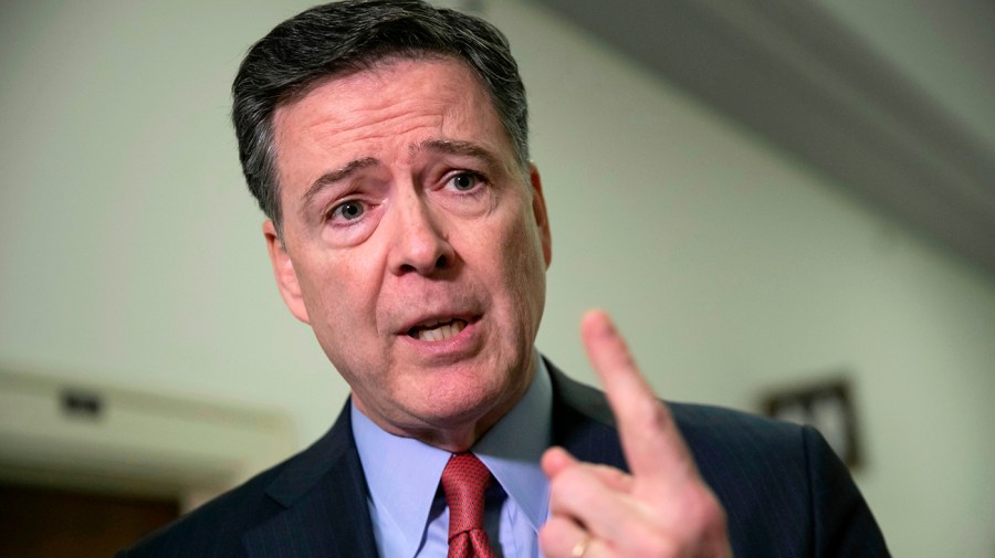 DOJ charges Comey for third time