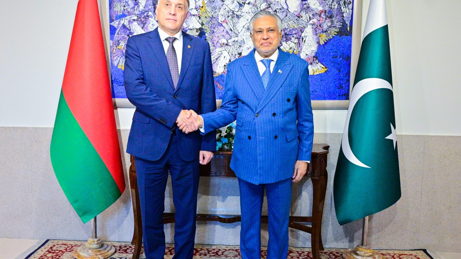 DPM, Belarusian NSA review Pakistan-Belarus ties, express satisfaction at positive momentum in bilateral relations