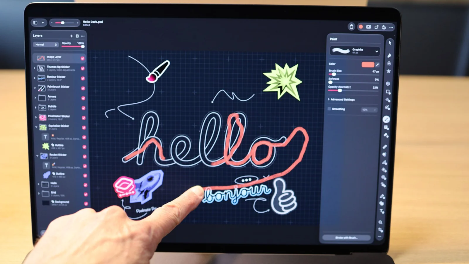 I can't stop looking at the touchscreen MacBook Pro display, and now I know why — it's a tech unicorn