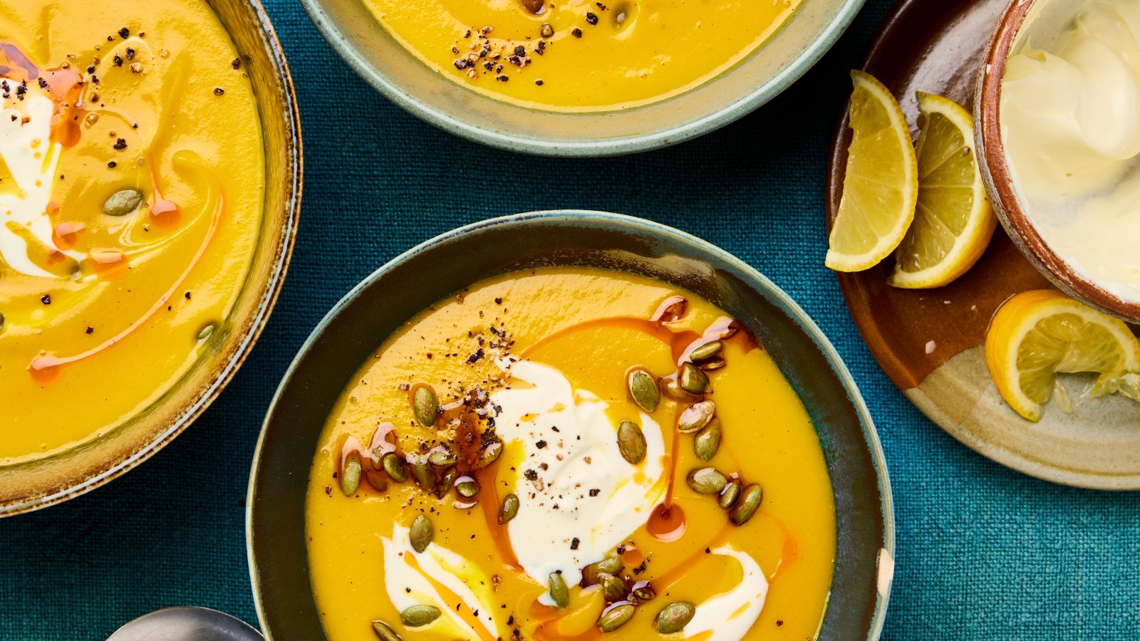 Jackson Boxer’s vegetarian recipe for brown butter pumpkin soup