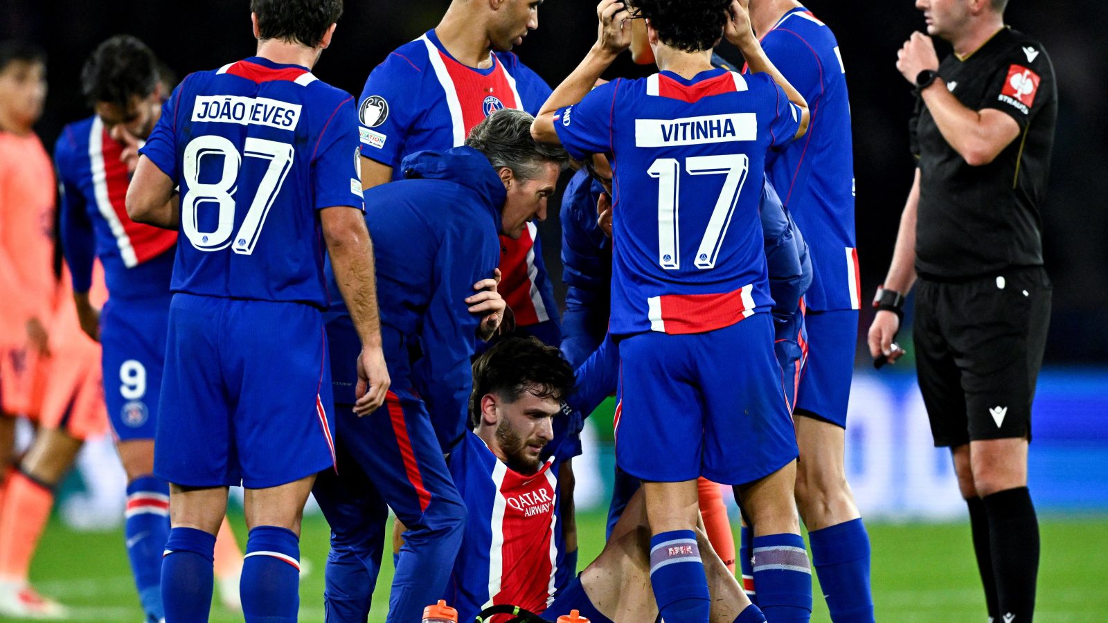 Kvaratskhelia asks ‘why me?’ after ACL rupture in most serious of three PSG injuries
