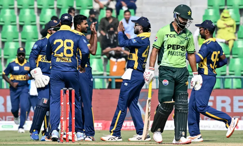 Madushanka’s five-for powers Sri Lanka into tri-series final after Pakistan drubbing