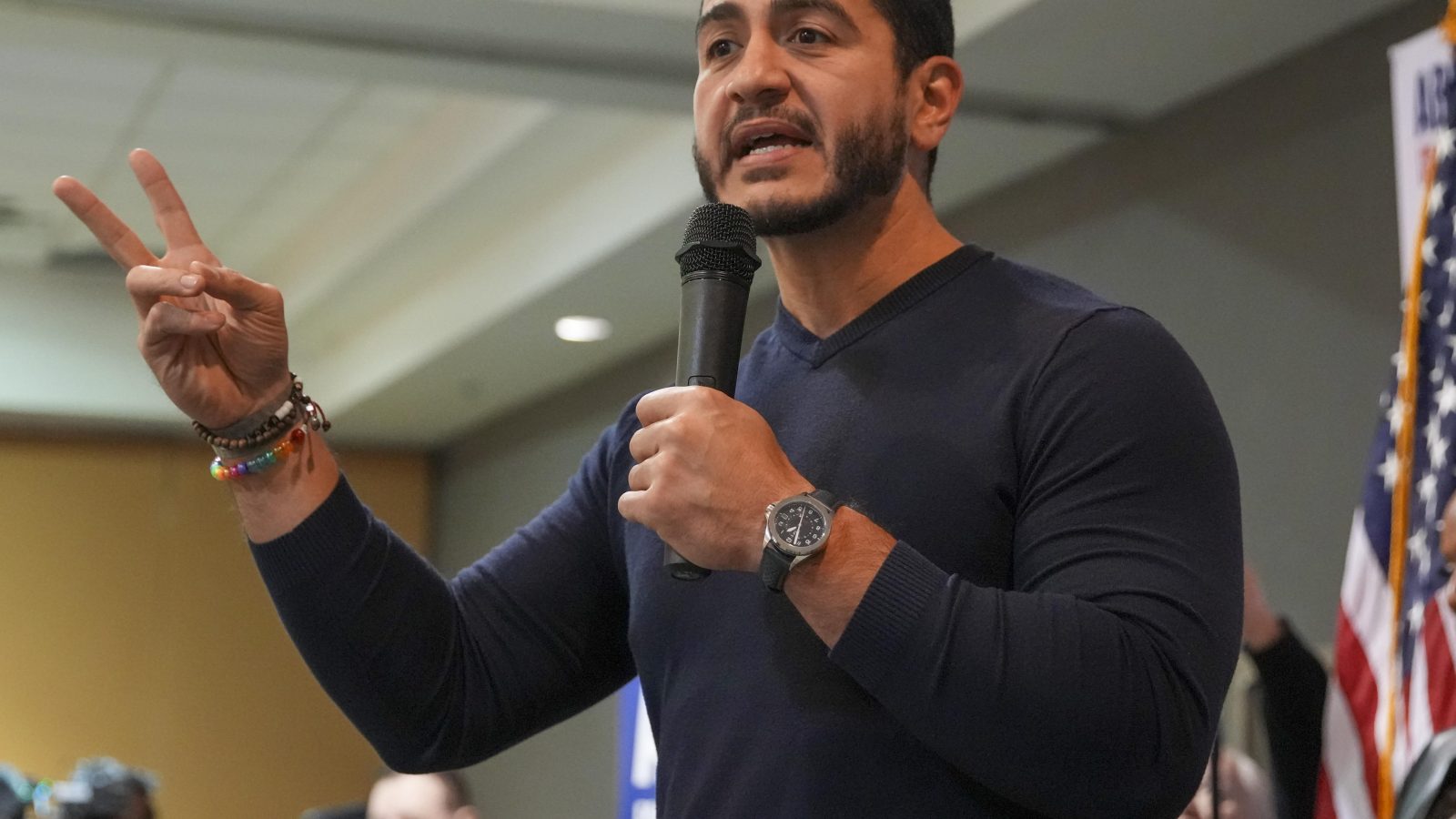 Man who heckled Abdul El-Sayed is former Josh Hawley aide, records show