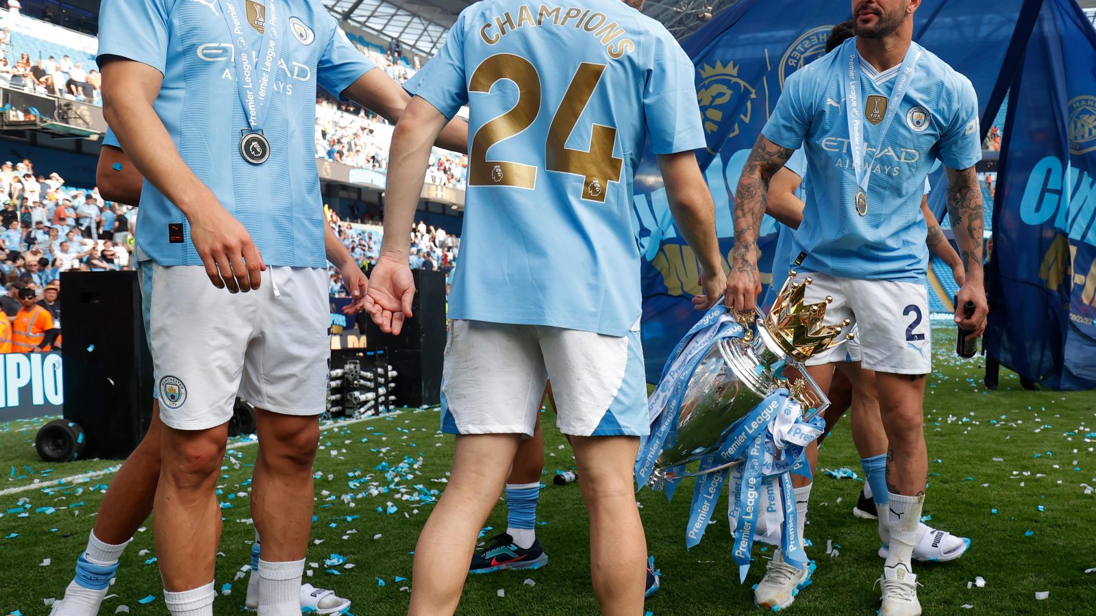 Manchester City’s glory cannot be taken away from the players, says Kyle Walker