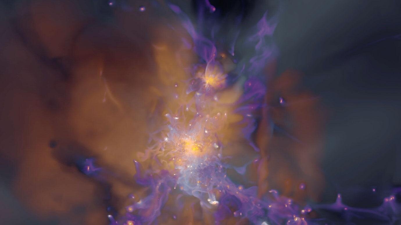 Milky Way may have begun as thousands of galaxies, new simulations suggest