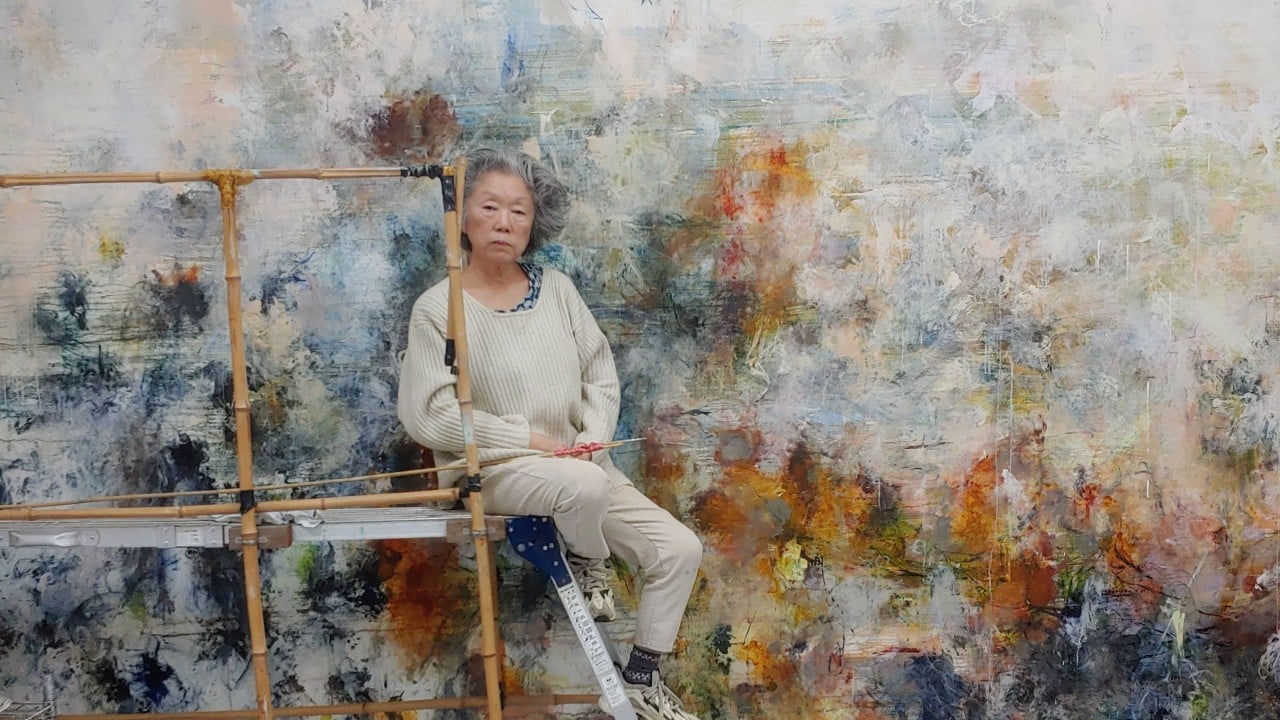 Nearly 80, Korean artist Kang Myonghi talks about ‘What Remains to be Seen’