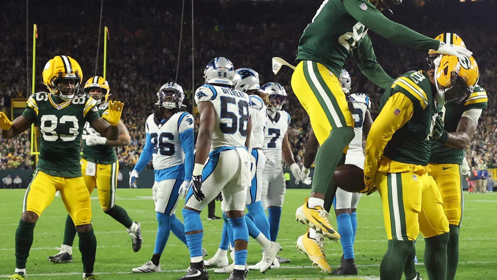 Packers’ Josh Jacobs says hands-behind-back TD celebration was not mocking recent arrest