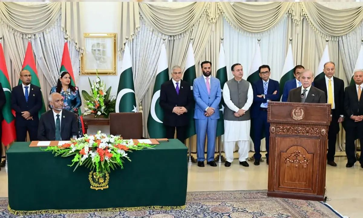 Pakistan, Maldives pledge to boost trade to USD200m in 2 years
