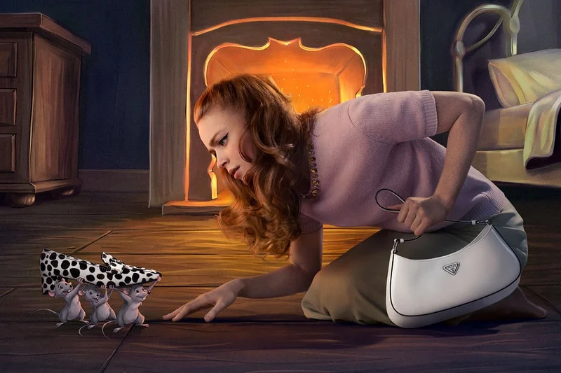 Prada's Holiday 2026 Campaign Turns Into a Hand-Drawn Winter Fairytale