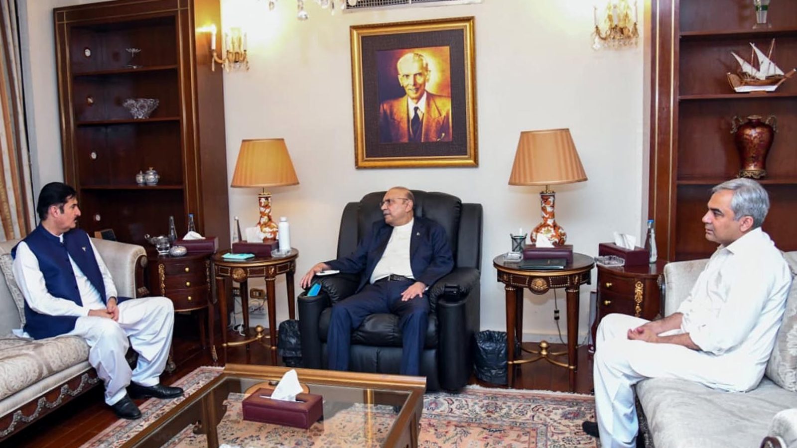 President briefed on security situation in KPK