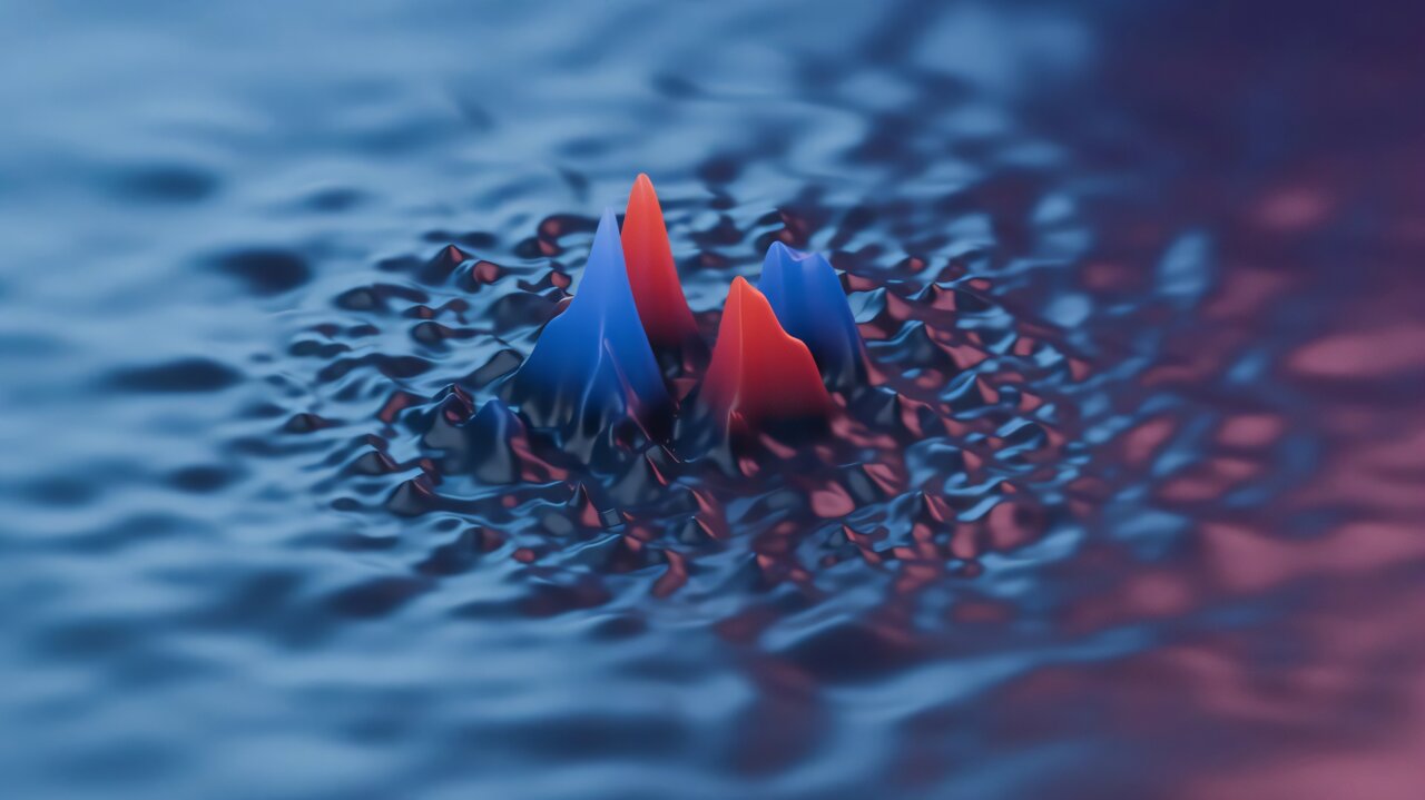 Quantum interference traps electron waves in metal for first time